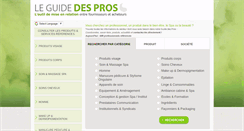 Desktop Screenshot of guide-des-pros-bien-etre.com